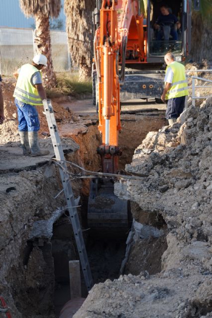 Comienzan las obras del colector Este de Ceutí