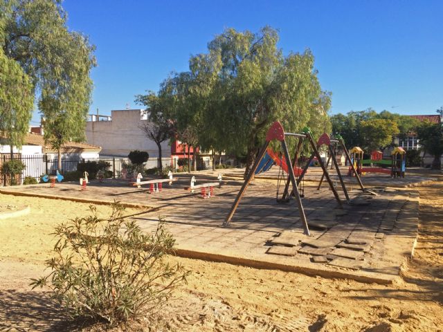 Comienzan en Ceutí las obras de renovación del parque de la Constitución