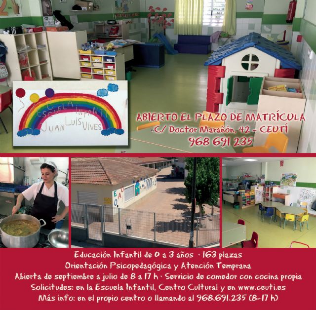 La Escuela Infantil 'Juan Luis Vives' de Ceutí ya ha abierto su plazo de inscripción