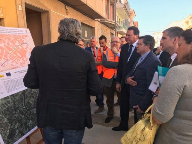 Agricultura renueva la red de abastecimiento y colectores de pluviales en Ceutí que dará servicio a más de 700 habitantes