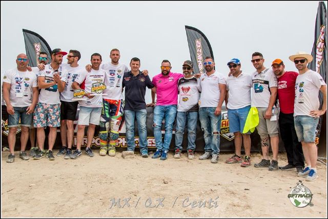 La primera carrera del campeonato regional de motocross se celebró en Ceuti