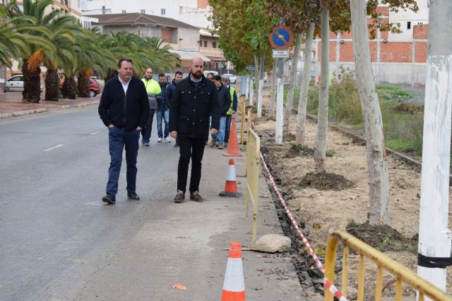 La remodelación del paseo que une Ceutí y Alguazas mejorará la seguridad de los peatones