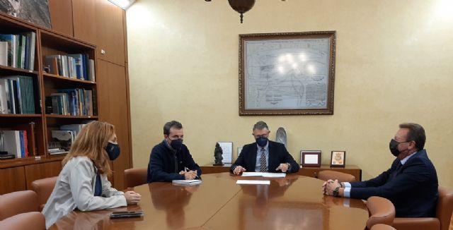 El Presidente de la CHS ha mantenido una reunión de trabajo con el alcalde de Ceutí