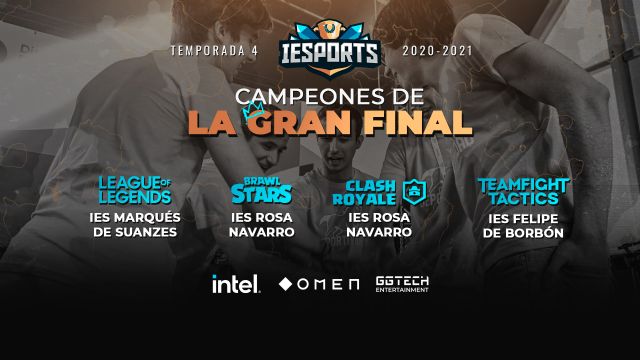El IES Felipe de Borbón de Ceutí se hace con el título en Team Fight Tactics en la 4ª temporada de la Liga IESports