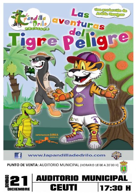 Los más 'peques' de Ceutí disfrutarán con 'Las Aventuras del Tigre Peligre'