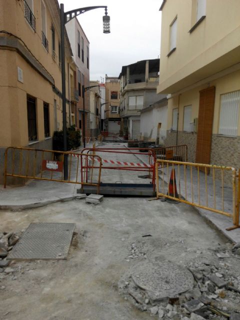 Comienza en Ceutí la renovación del pavimento de varias calles peatonales por importe de más de 102.000 euros