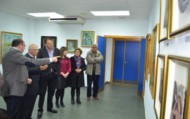 El consejero Pedro Antonio Sánchez inaugura en Ceutí una exposición permanente de los pintores Saura Pacheco y Saura Mira