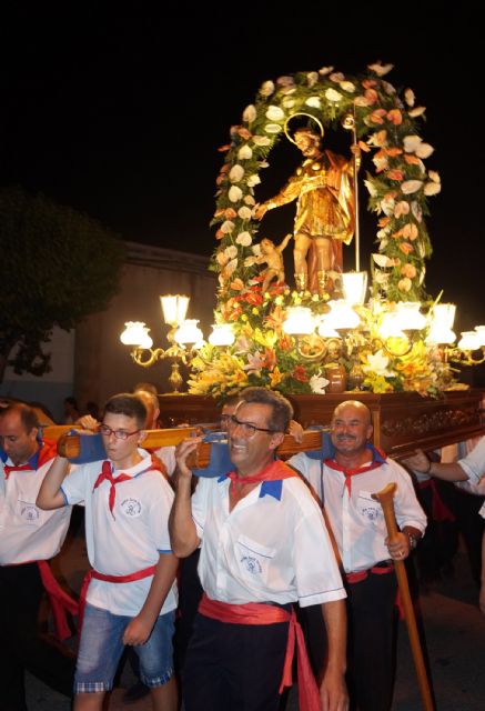 Romerías para San Roque, un encierro infantil y una carrera de cintas en bicicleta animan las Fiestas Patronales de Ceutí