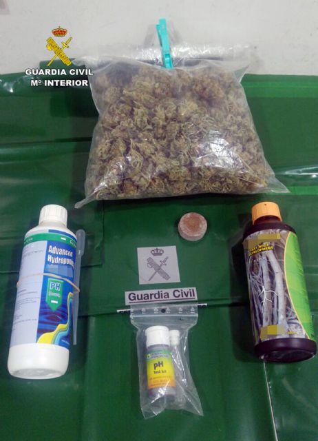 La Guardia Civil detiene a un conductor con 173 gramos de marihuana