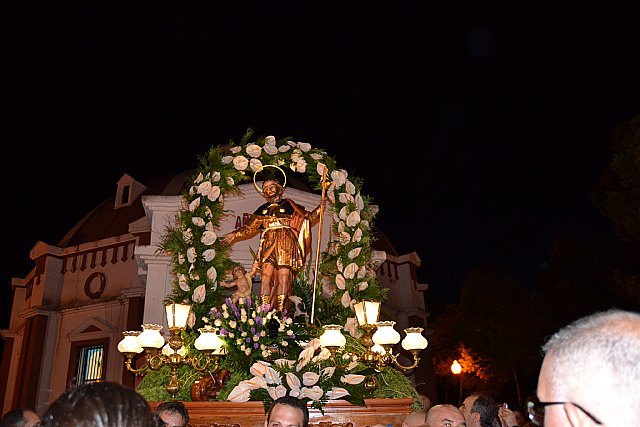Anoche Ceutí vivió una de sus noches más esperadas, la Bajá de San Roque