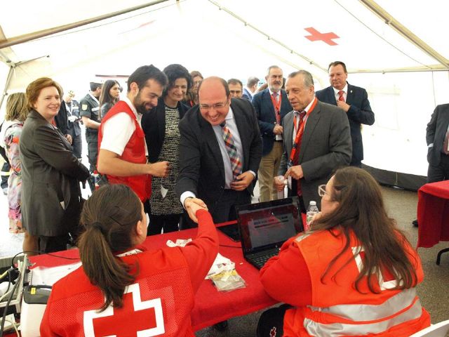 Inaugurado el centro logístico de Cruz Roja en Ceutí